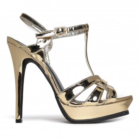 Vdara Platform Heels - Gold Pu - C11857R2LYA