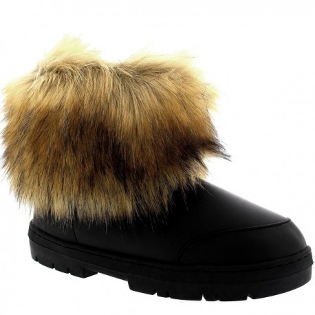 Womens Mid Calf Short Eskimo Waterproof Winter Yeti Covered Boots ...