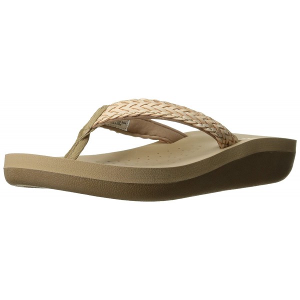 Women's madia Flat Sandal - Natural - CI12MAYUU32