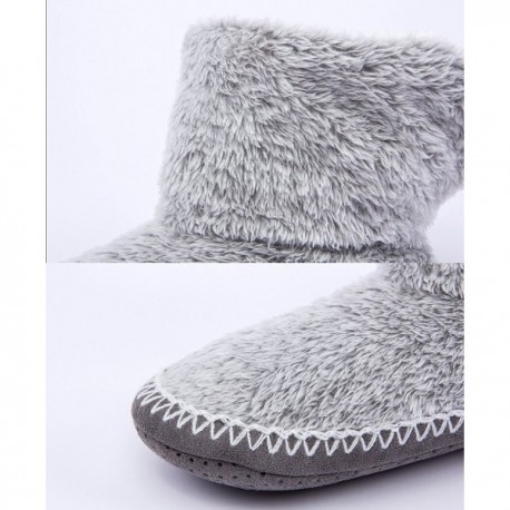 Womens Fuzzy Christmas House Slippers Ladies Cute Bedroom Indoor Winter   Womens Fuzzy Christmas House Slippers Ladies Cute Bedroom Indoor Winter Slippers Grey Ct188x8k6mx 