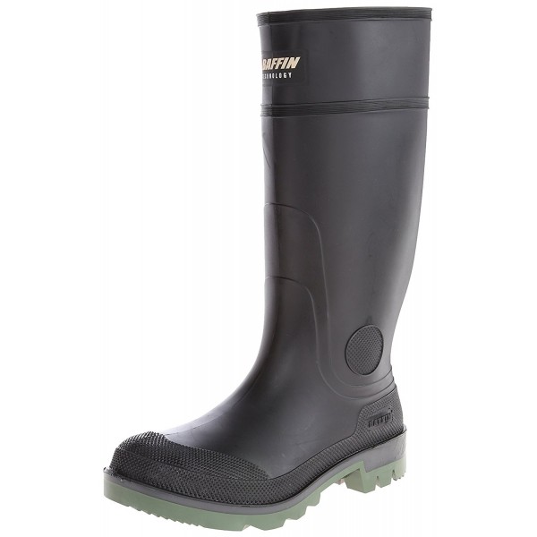Men's Enduro PT Rain Boot - Black/Clear/Green - C2117U9BYQZ