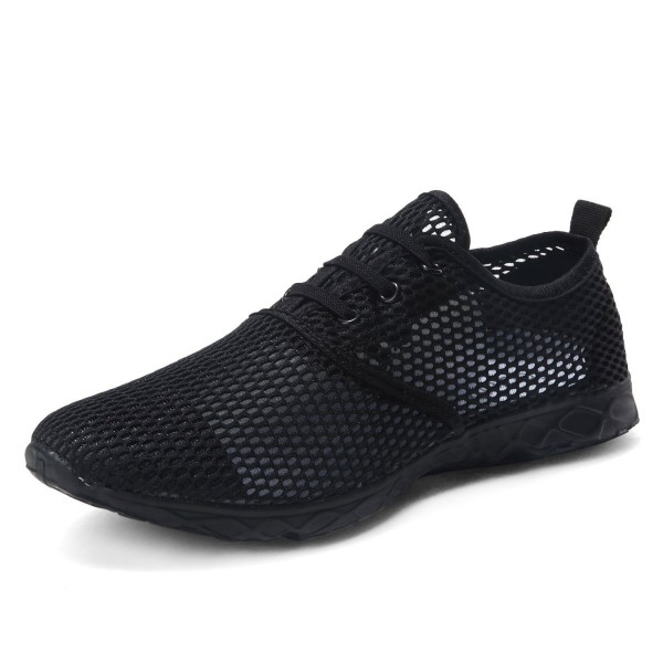 Men's Outdoor Quick Drying Water Shoes - Black - CU1824T9NEC