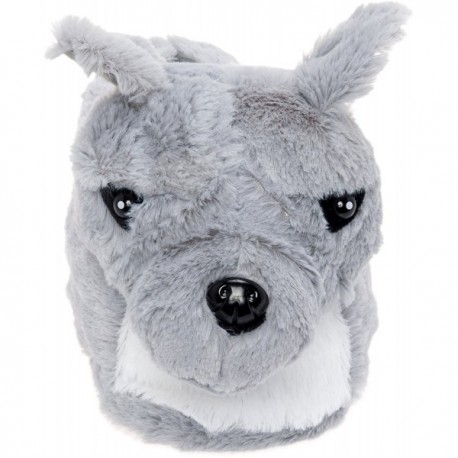 gray pitbull stuffed animal