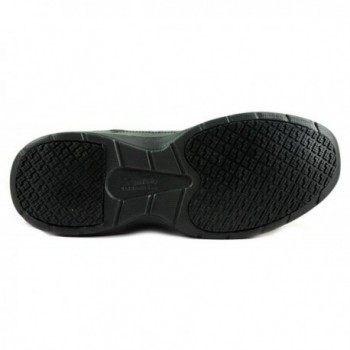 for Work Men's Slip and Oil Resistant Eamon Shoes Non Slip - Black ...