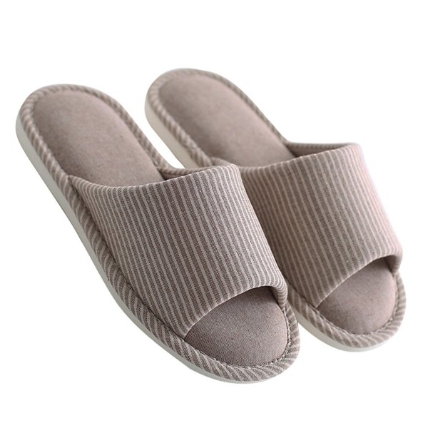 open toe bedroom slippers