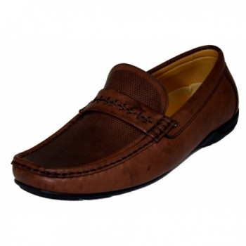 Men's F41222 Brown Slip-On Driving Shoe SY - CA1899ECHIS